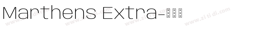 Marthens Extra字体转换